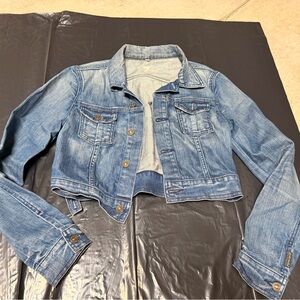 7 For All Mankind Light Blue Denim Jacket